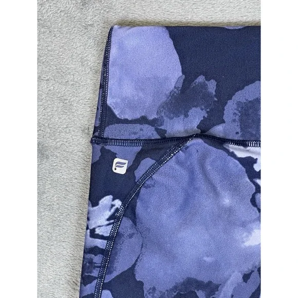 Fabletics Pants Womens XXL Blue Tie Due High Waist Skinny Leggings 1617843 - Picture 7 of 9